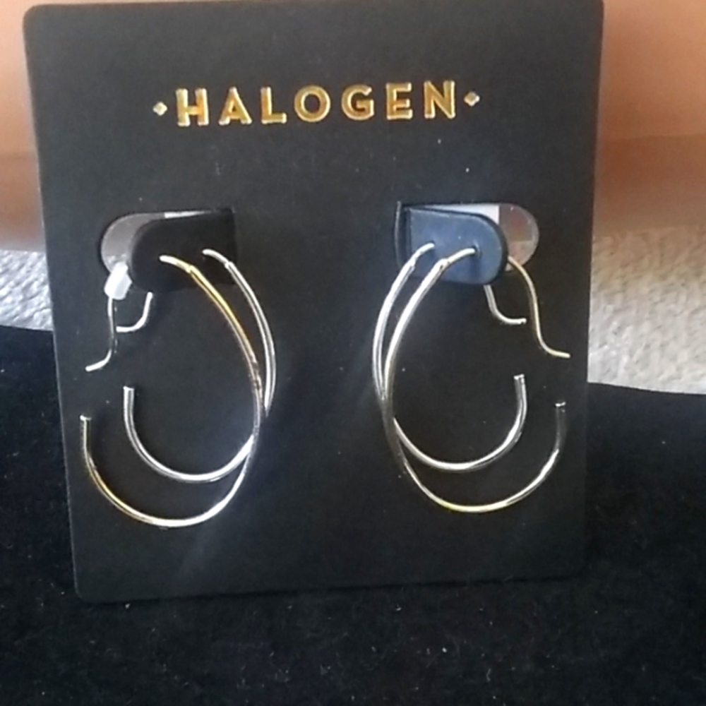 2 Pairs of Halogen Earrings